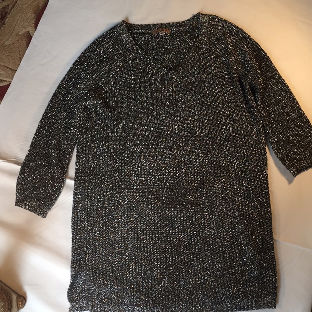 Sunny Silver and Black Sweater